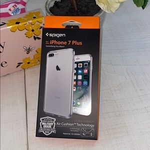 New in Box - Spigen 7 Plus case clear Ultra Hybrid